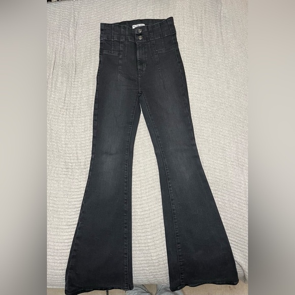 We The Free Denim - We The Free Charcoal Flare Jeans